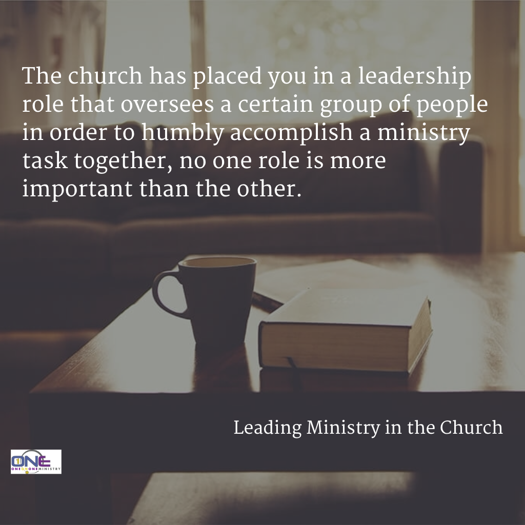 Leading Ministry In the Church